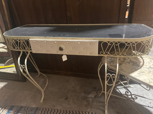 1960s vanity with chair and stool
