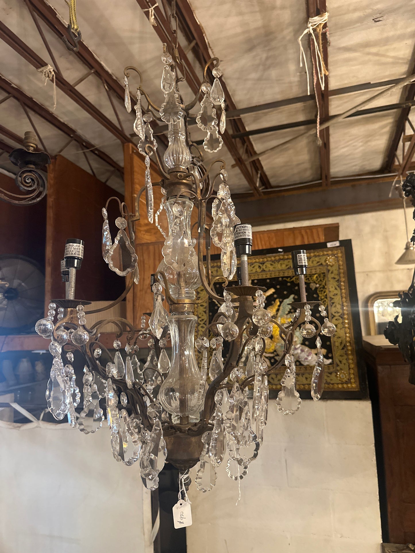 Louis XVI 19th Antique Chandelier