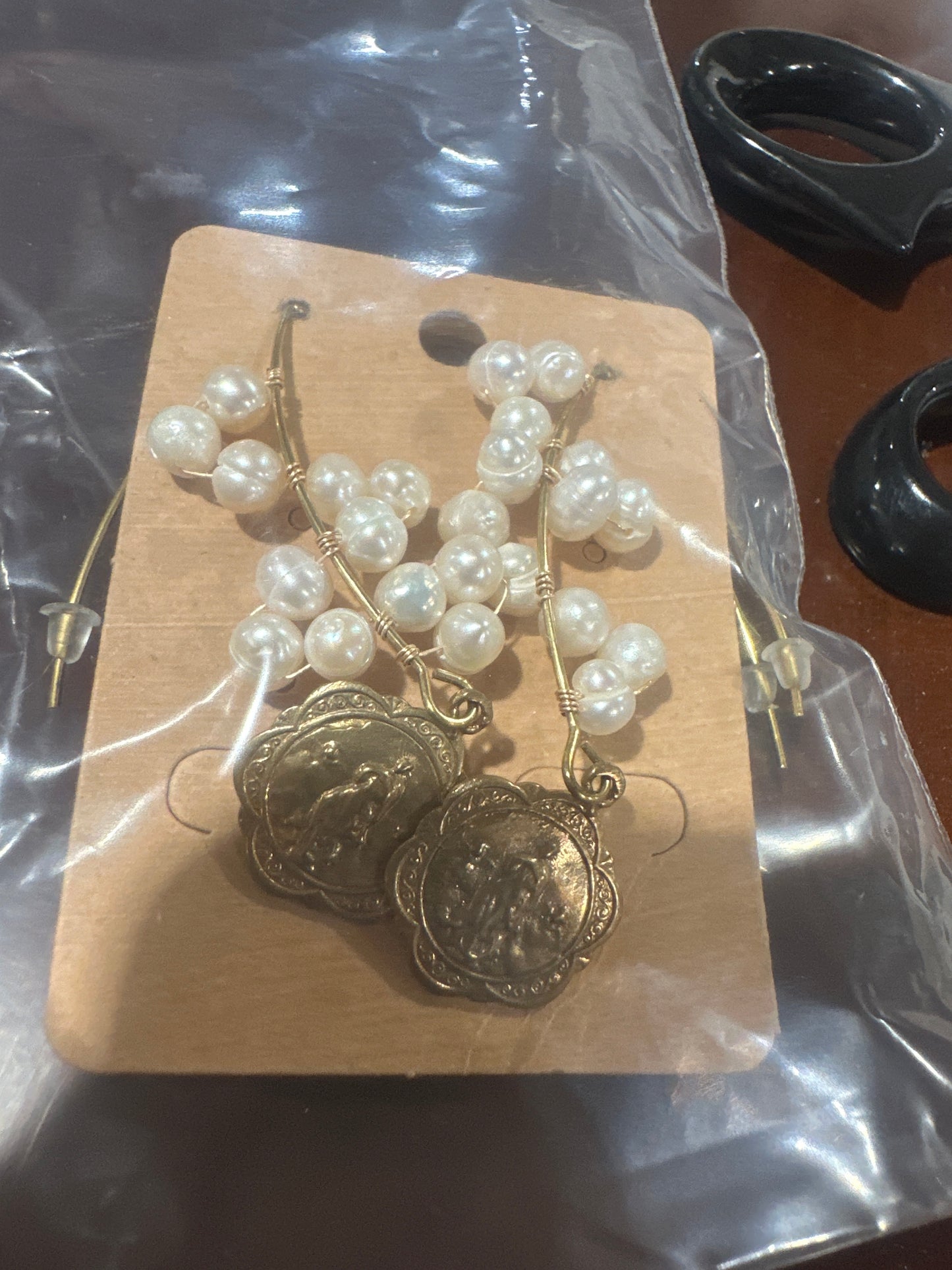 Immaculate Pearl Loop Earrings