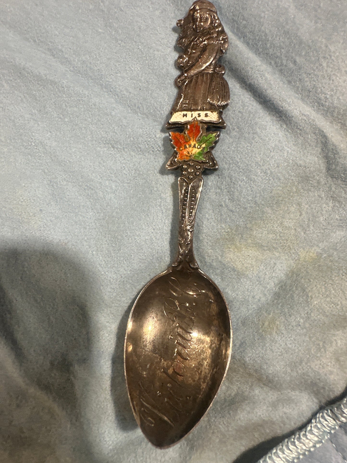 Miss Canada 800 silver Spoon