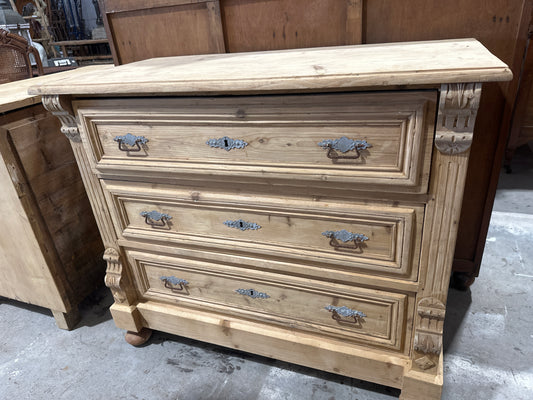 19th Century German Pine commode