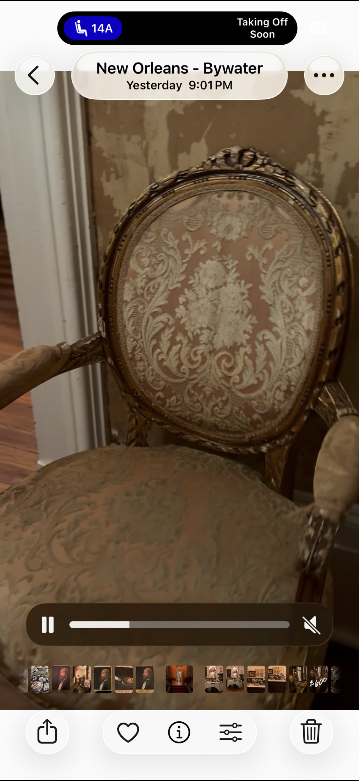 French belle époque chair