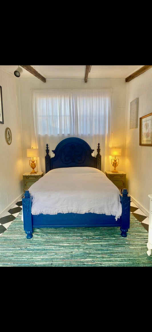 Blue bed