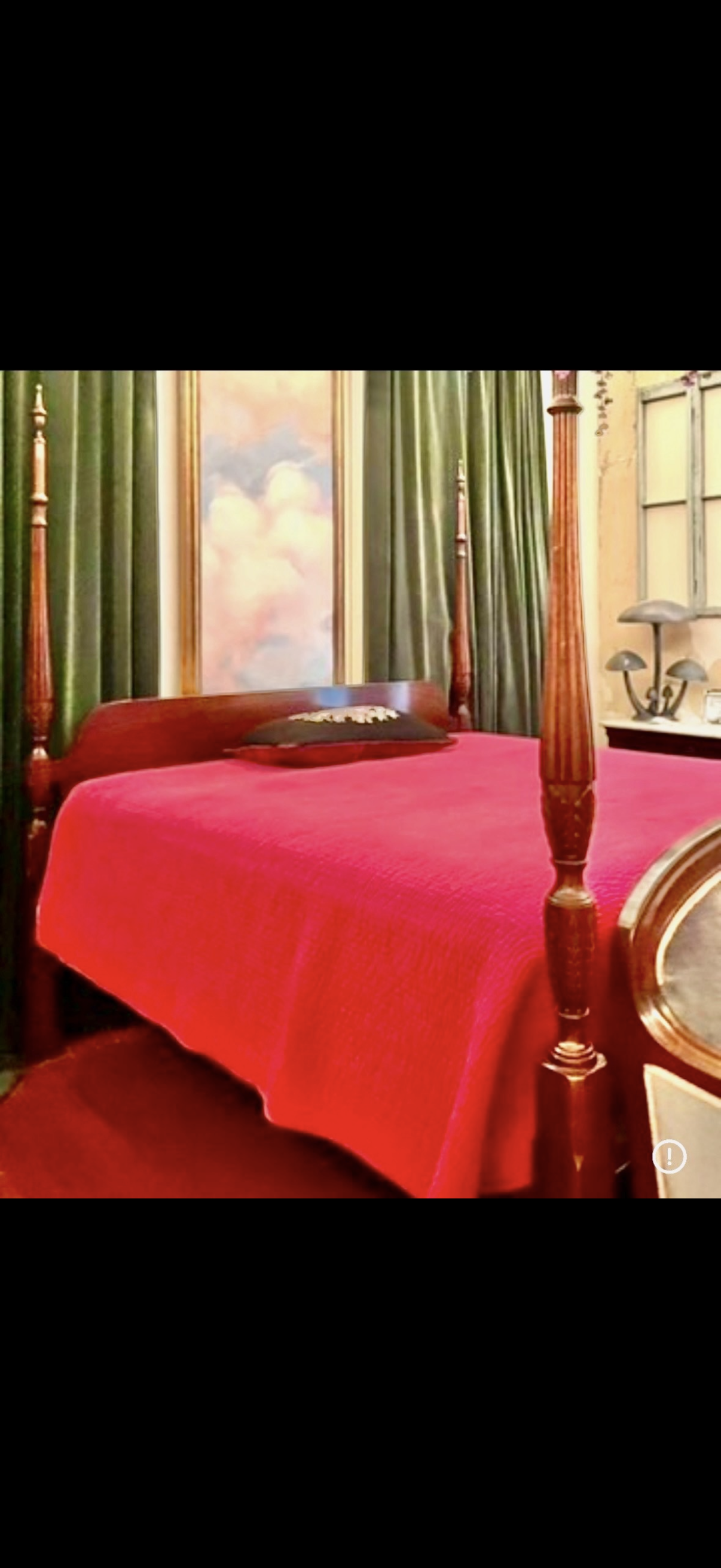 Mahogany rice bed