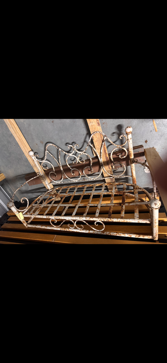 Wrought iron swing