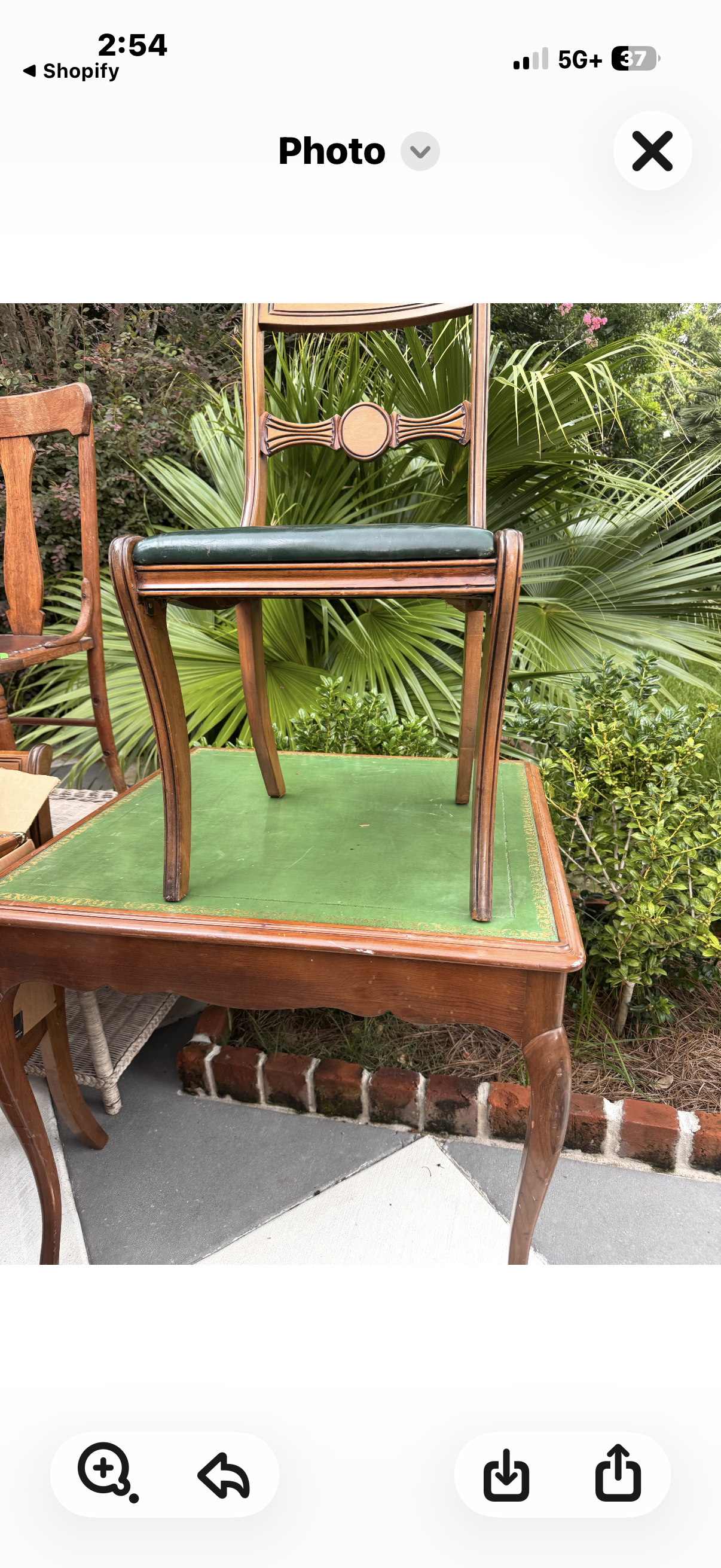 Gaming table with 4 chairs