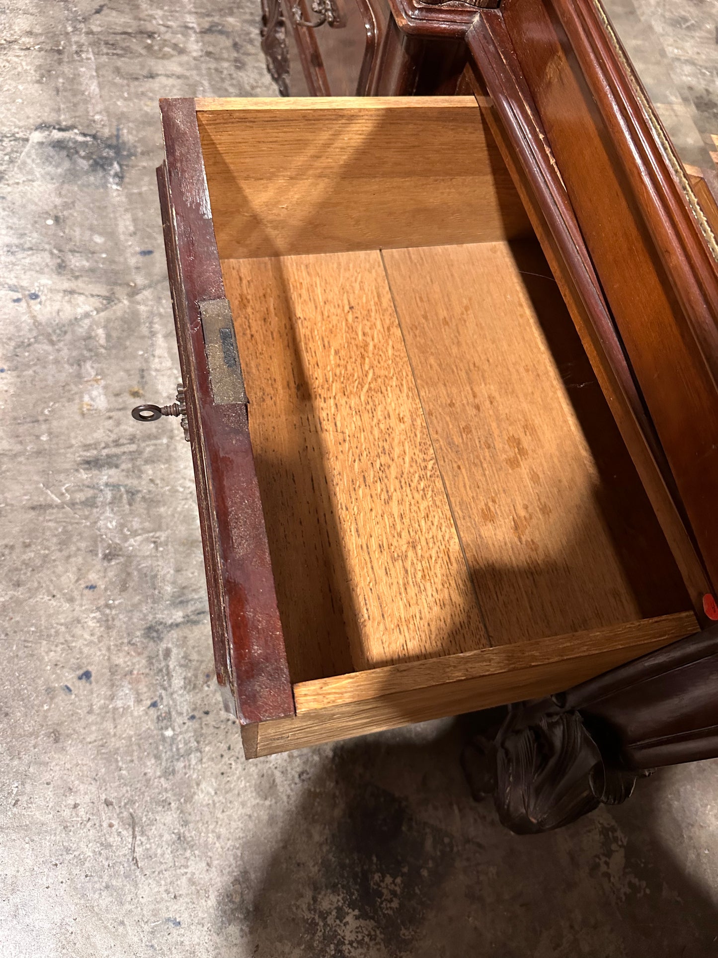 Late 19th century LXV 3 mirrored armoire