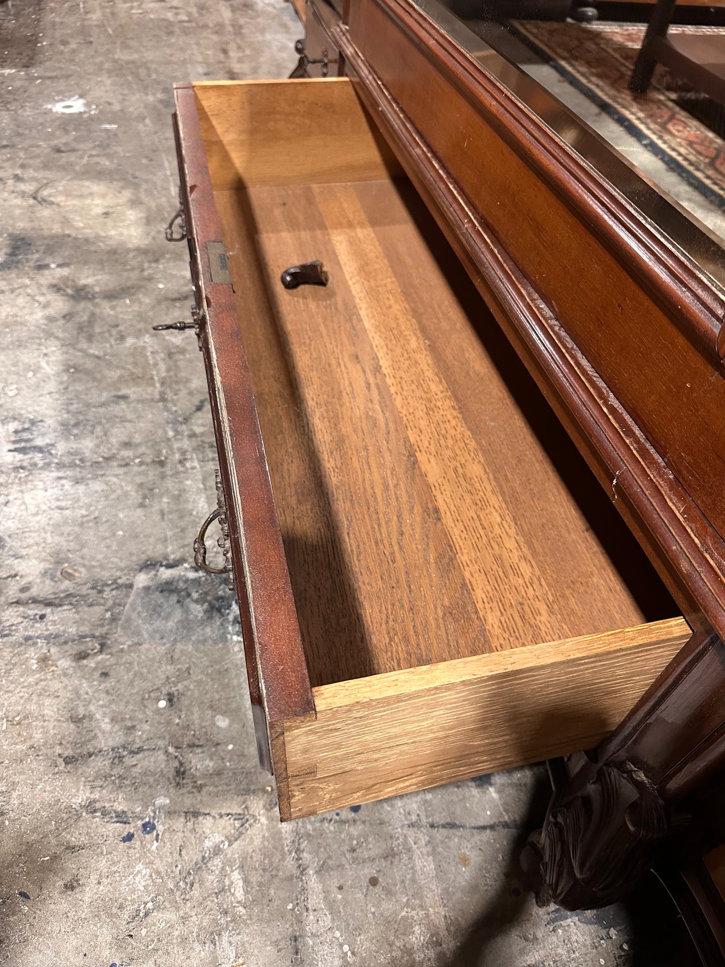 Late 19th century LXV 3 mirrored armoire