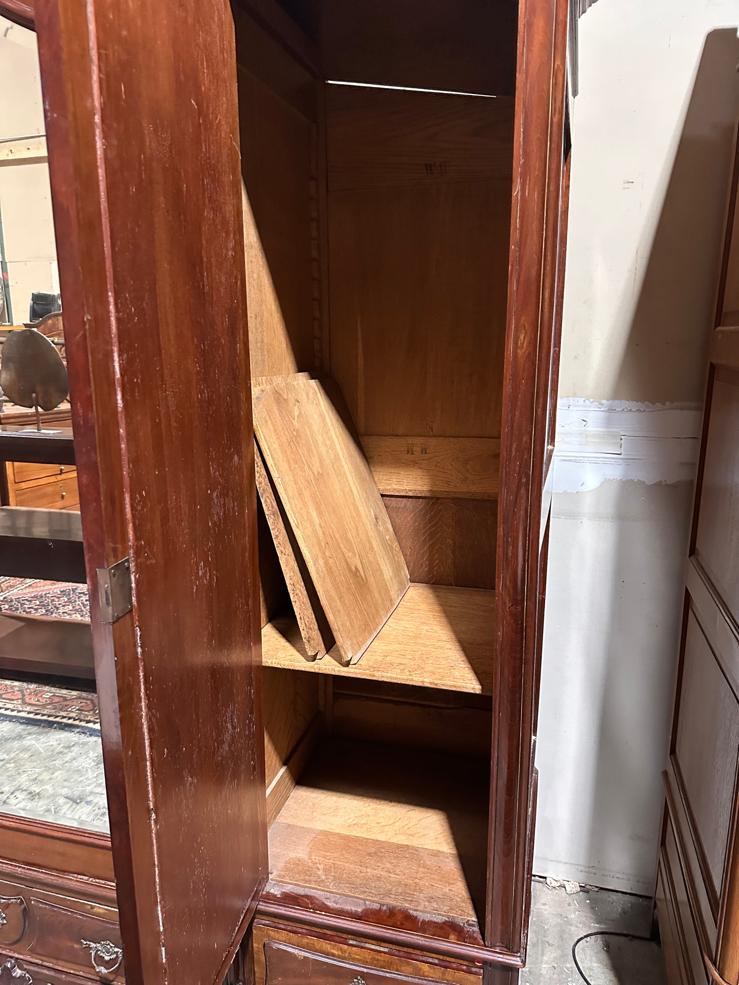 Late 19th century LXV 3 mirrored armoire