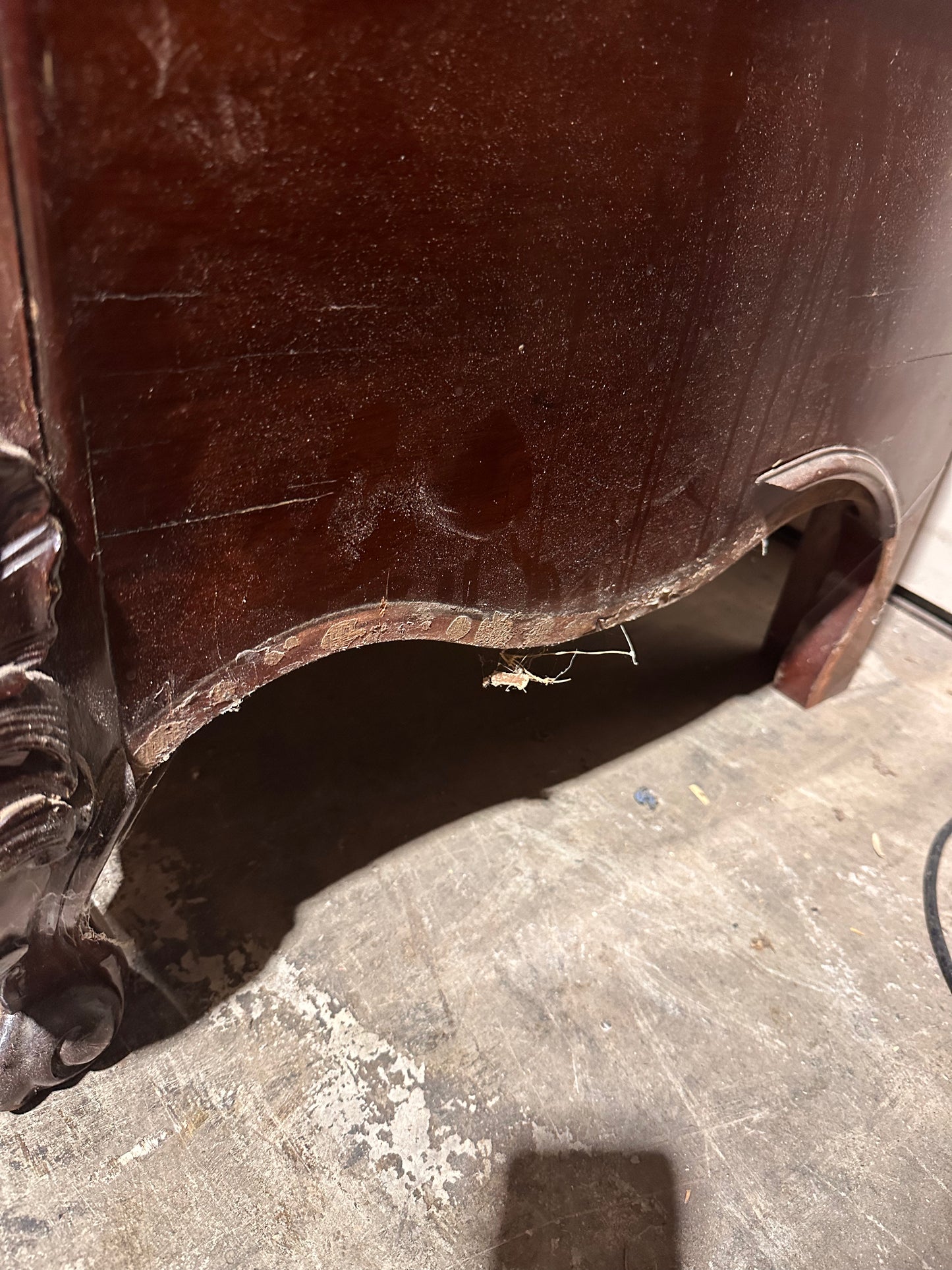 Late 19th century LXV 3 mirrored armoire