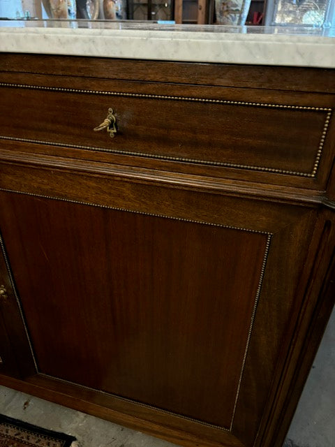 1880s French LXVI Sideboard with Marble