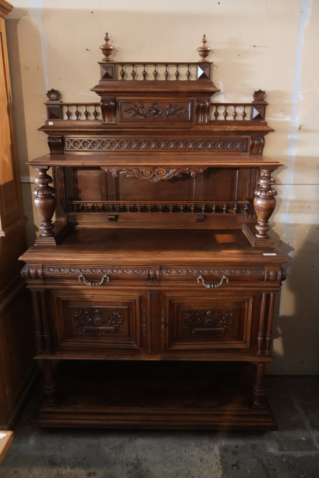 1880s French Walnut Bar