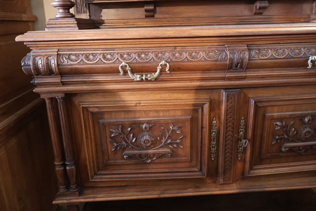 1880s French Walnut Bar