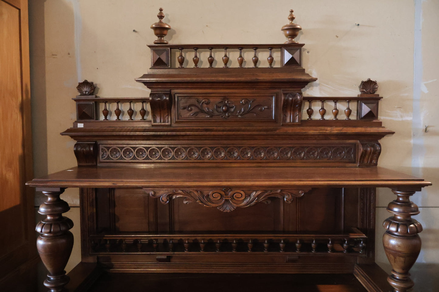 1880s French Walnut Bar