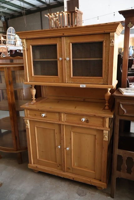 1880s Dutch Pine Hutch