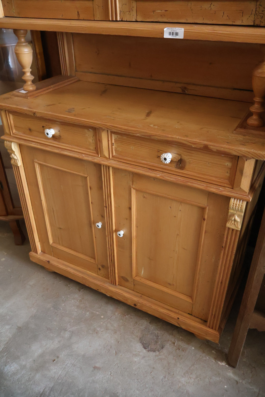 1880s Dutch Pine Hutch