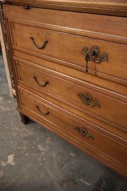 1850s French LVI Oak Desk