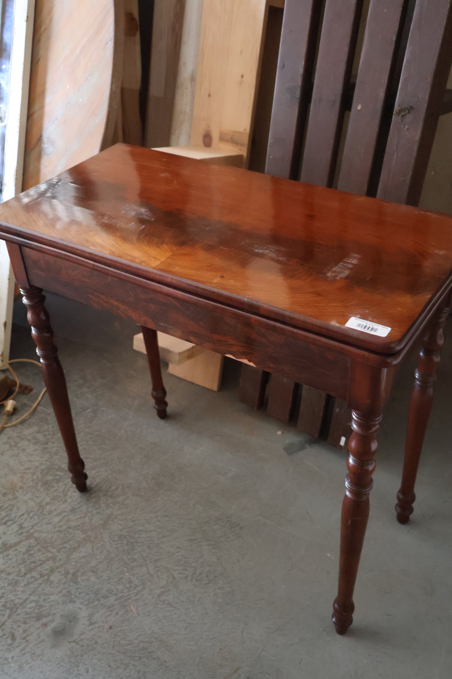 Mahogany Gaming Table