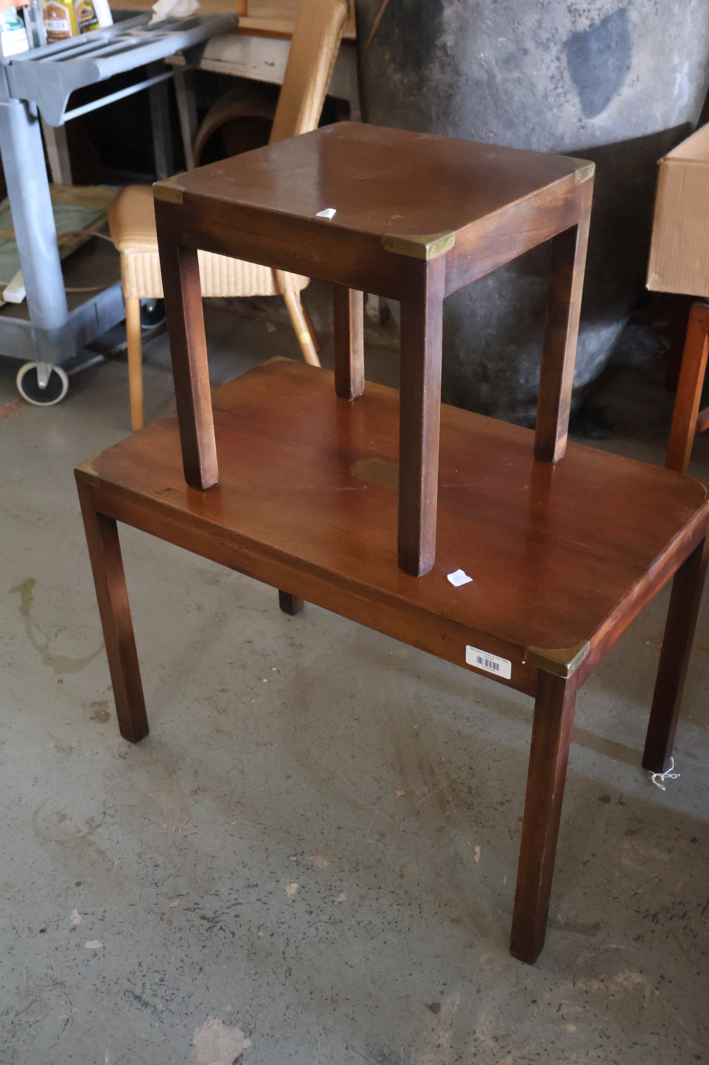 Mahogany Coffee & Side Table