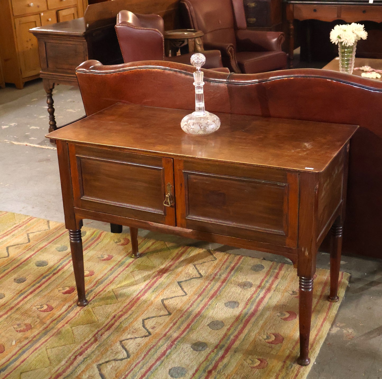 Walnut Console Table