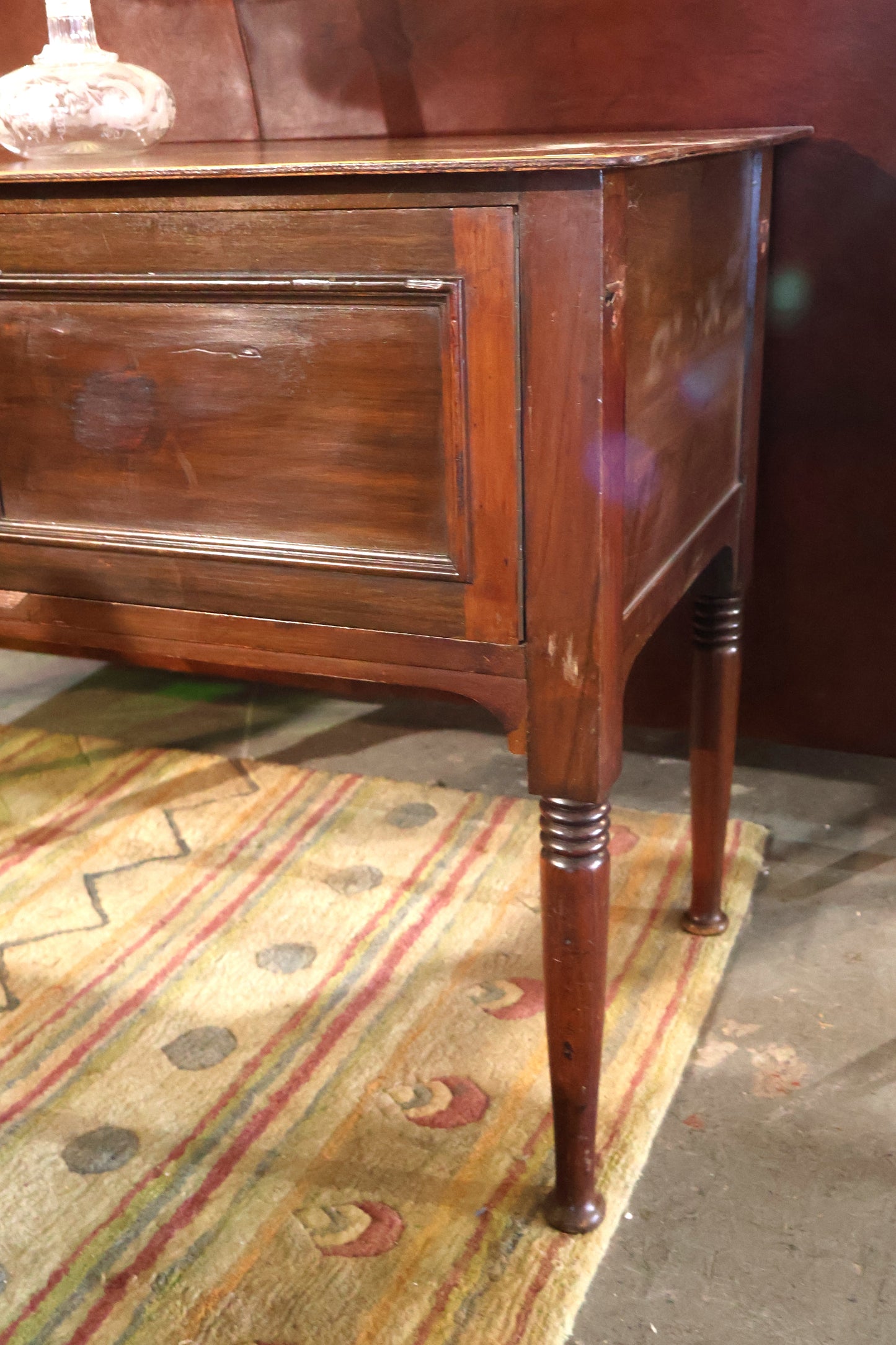 Walnut Console Table