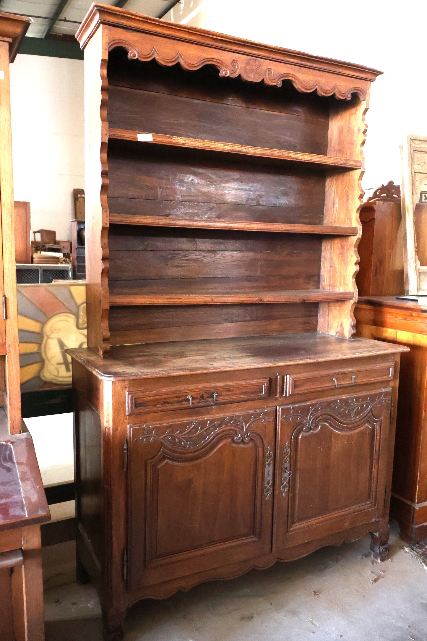 1850's French Oak Cupboard