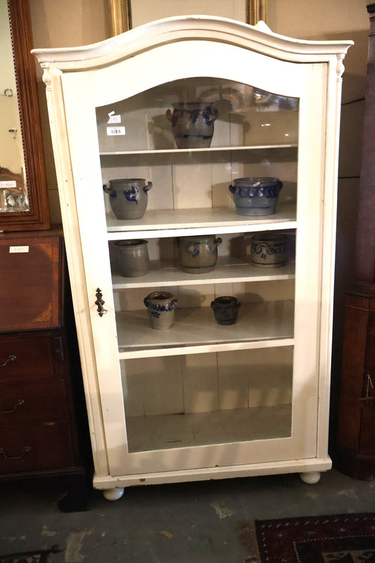 German Painted Display Cabinet