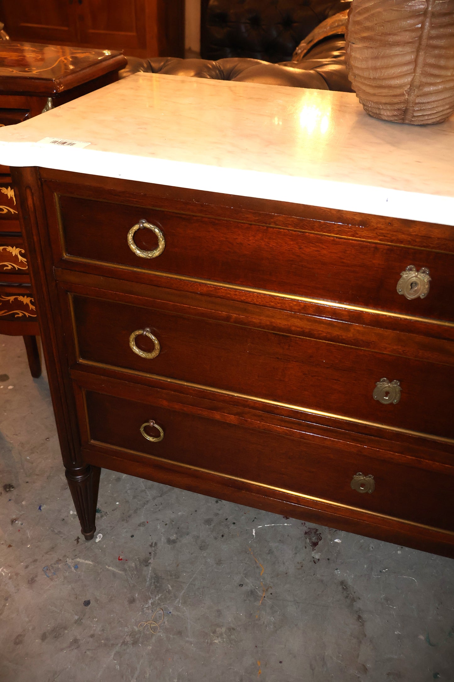 Small  Louis 16th Commode with Marble