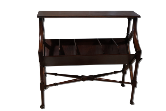 1920s Teak Media Stand