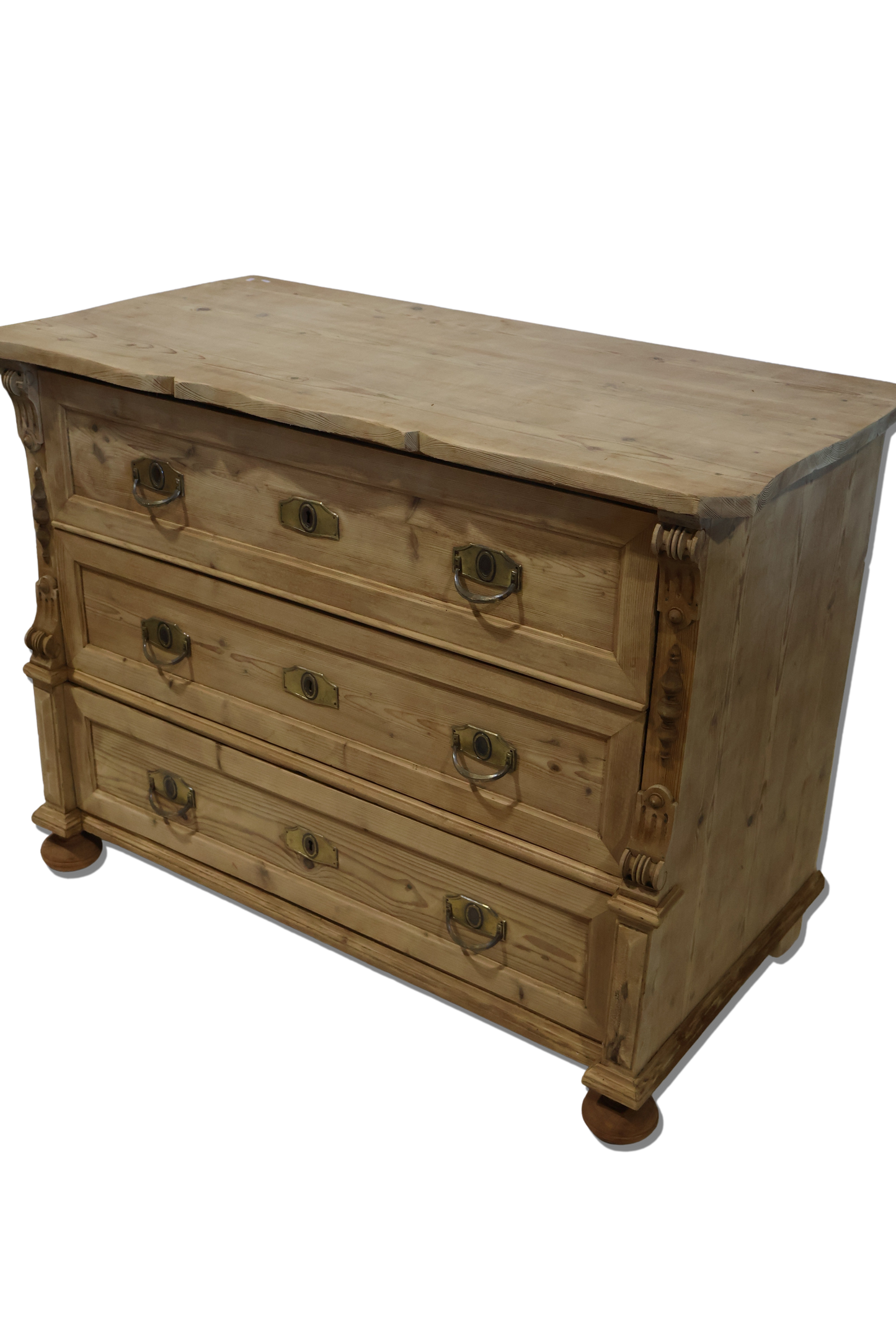 1880s German Pine Commode