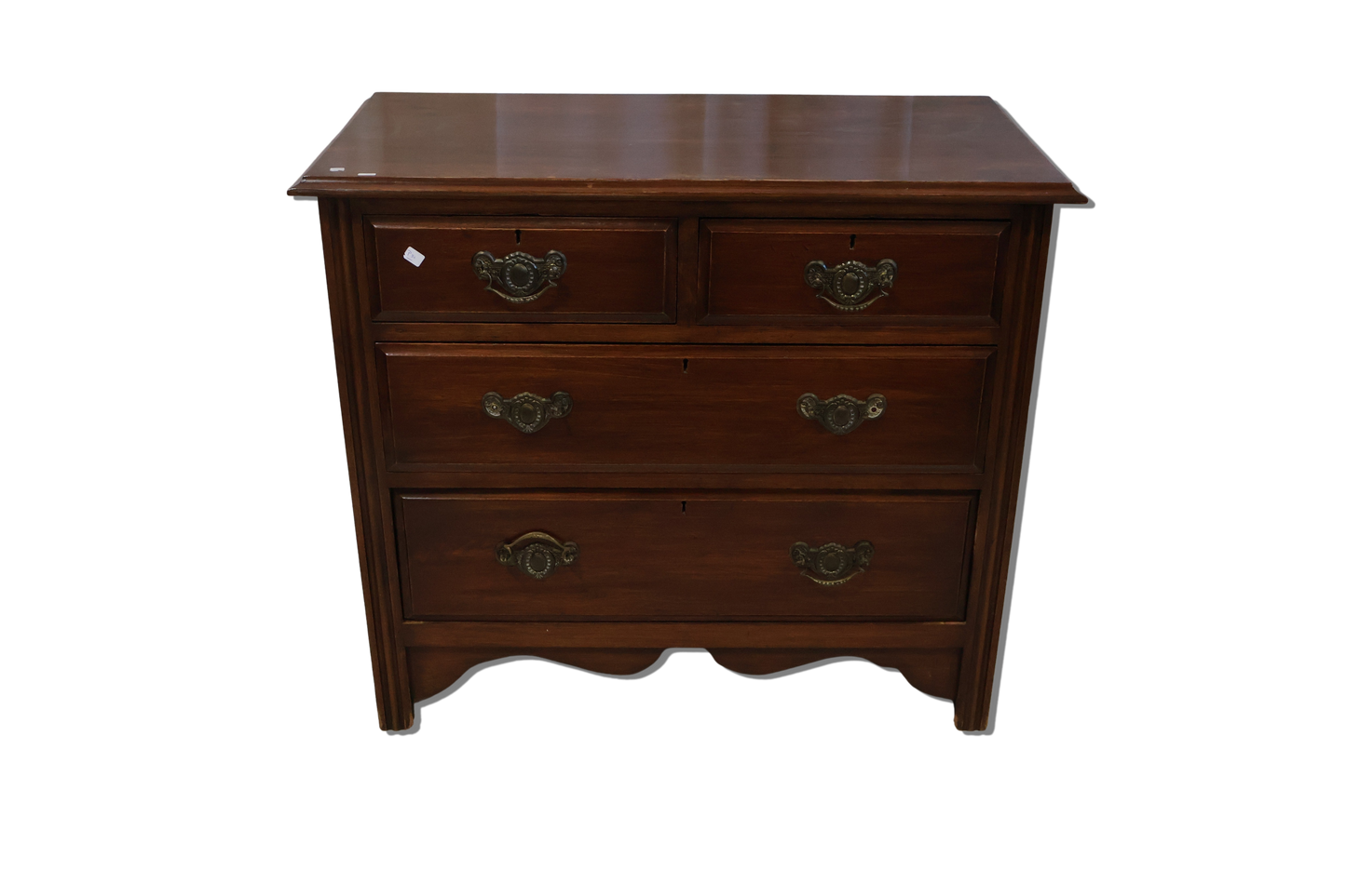 1860s English Mahogany Commode