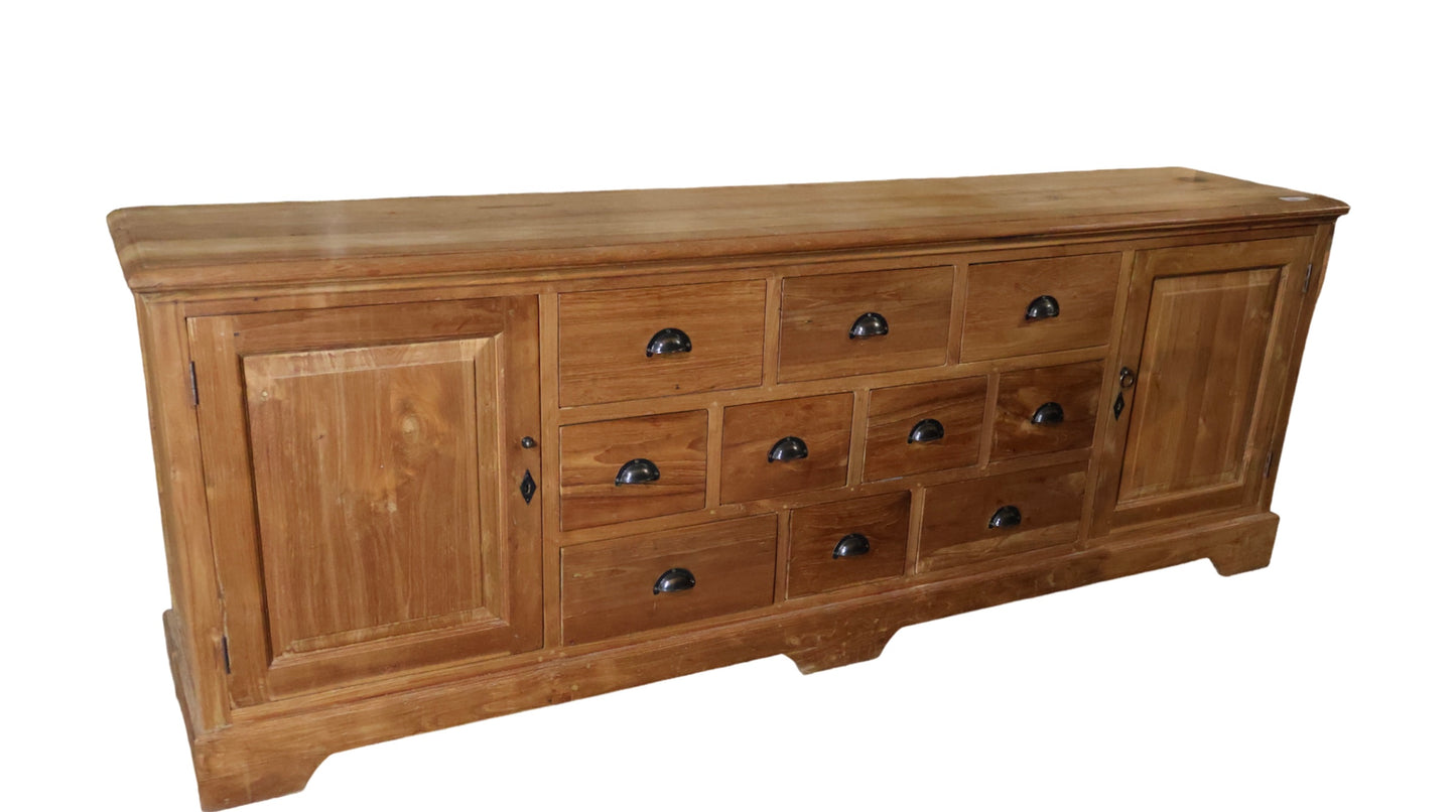 10 Drawer Teak Sideboard