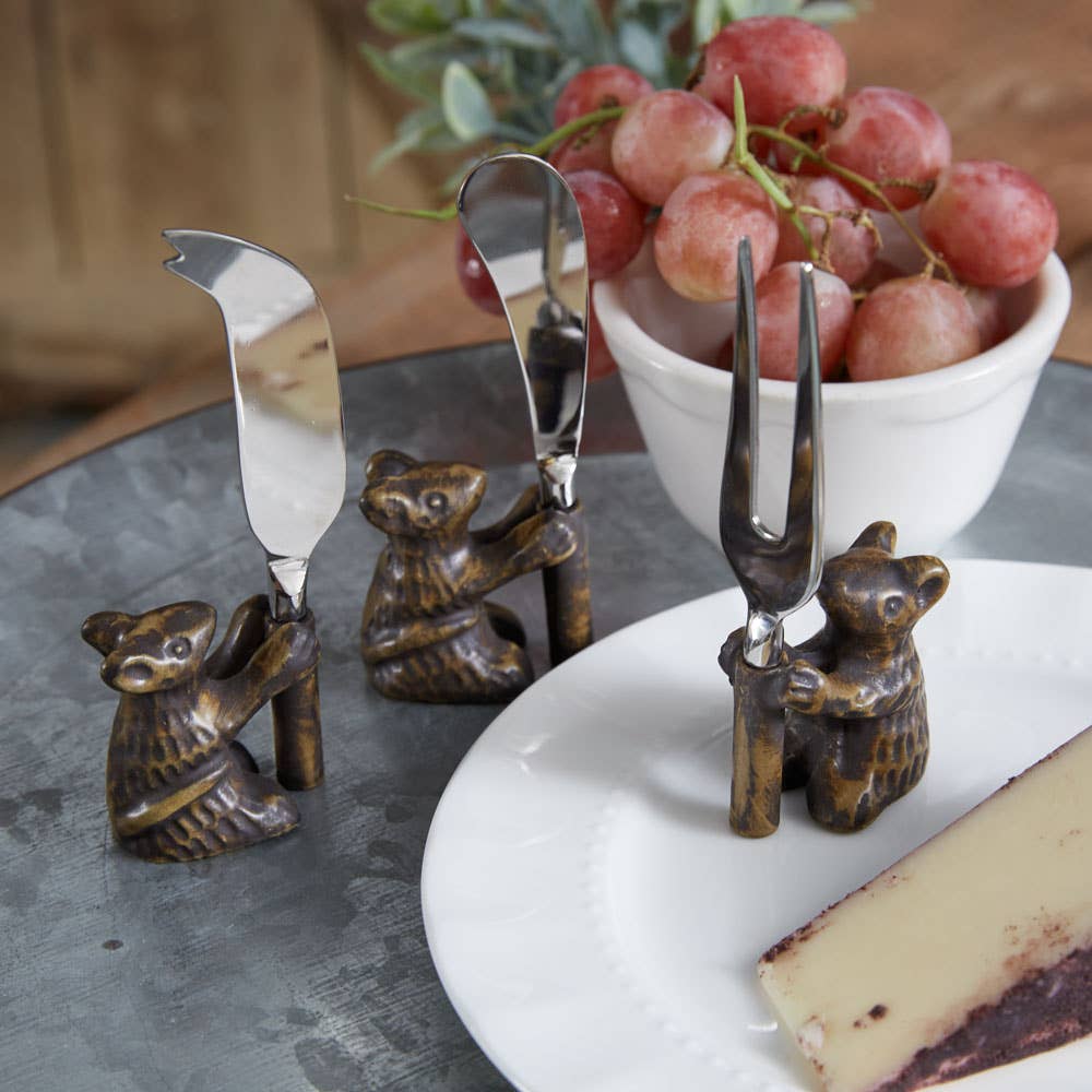 Set of Three Mouse Cheese Serving Set