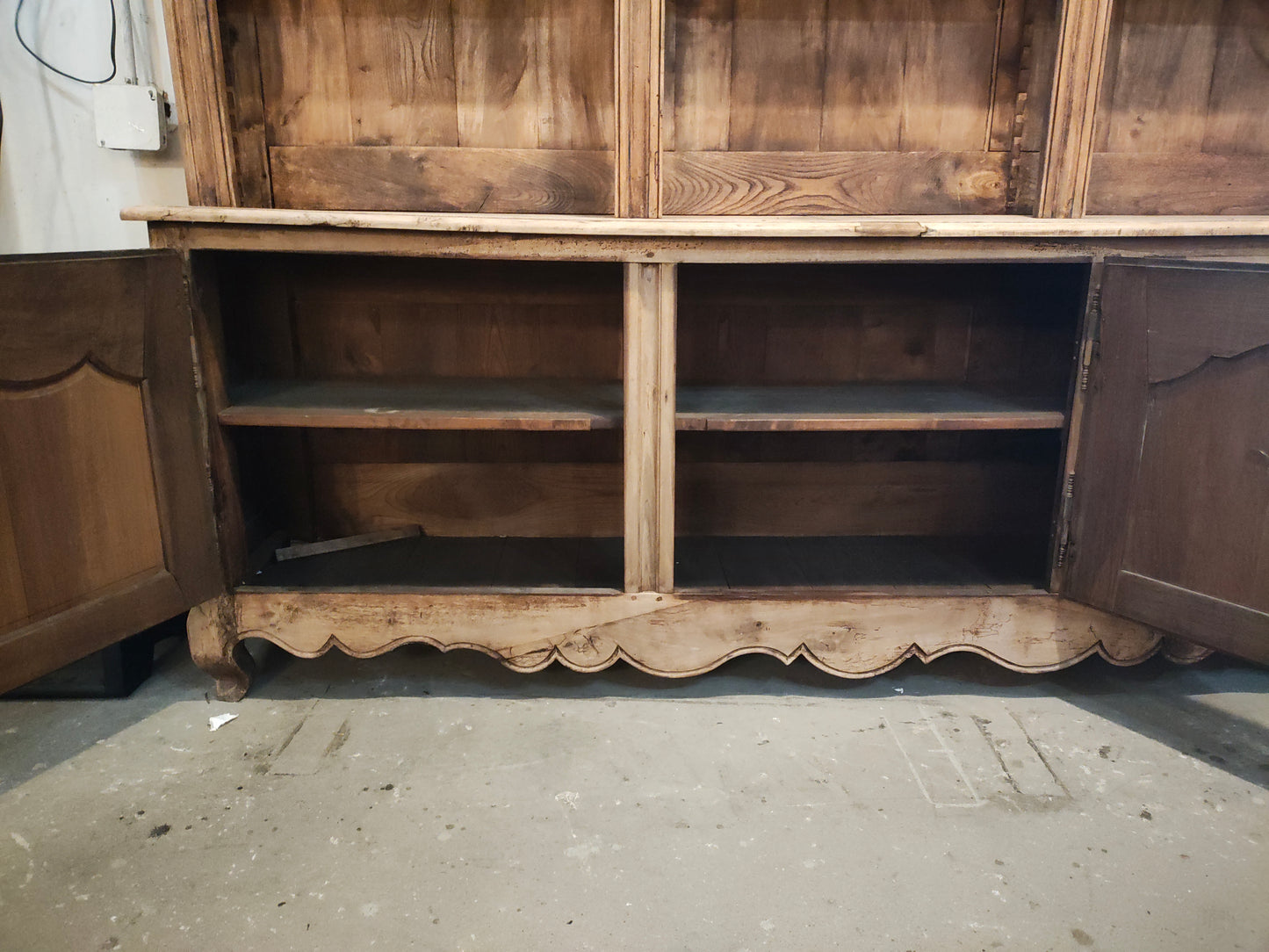 18th Century French Provincial Buffet Deux-Corps | Avignon | Circa 1780 | 87” Wide