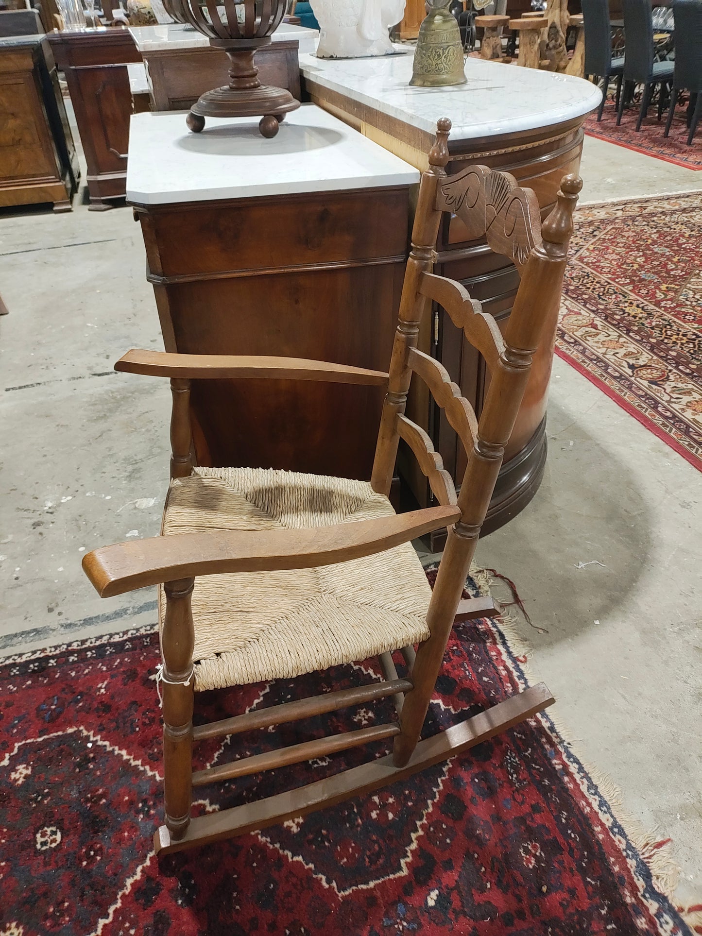 Early 20th century French Provincial rocking chair