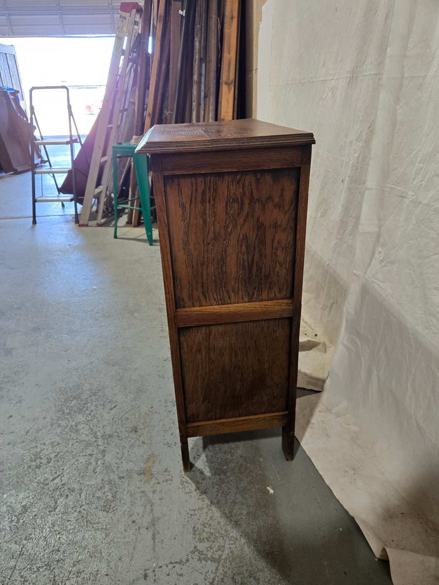 Early Century Louis XVI Oak Cabinet