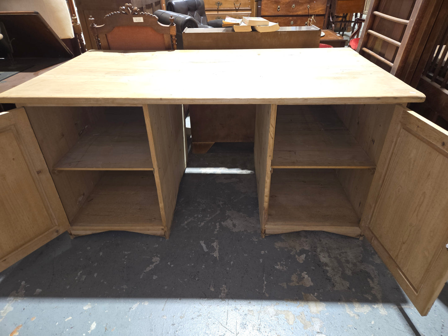 German Pine Desk