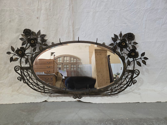 Early Century Art Nouveau Mirror with Lights