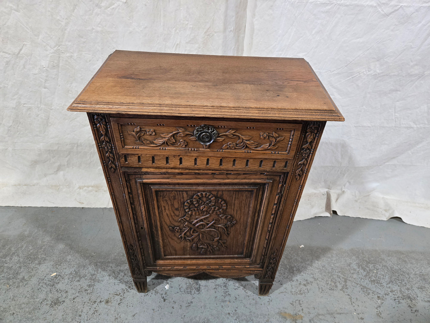 Early Century Louis XVI Oak Cabinet