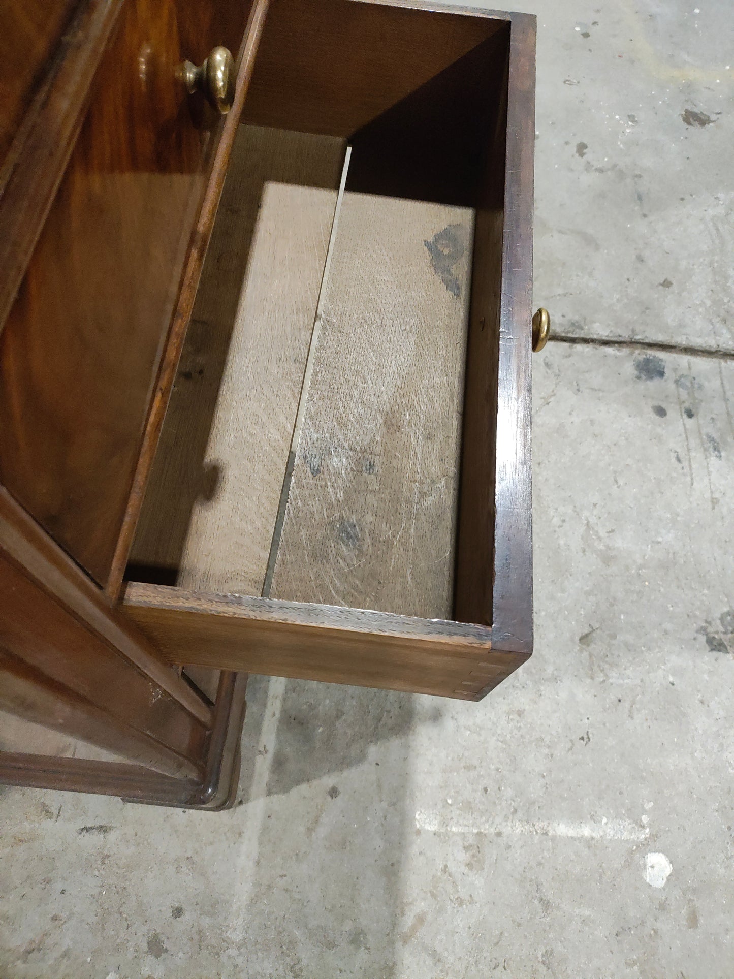 Mid 1900s LPH walnut commode