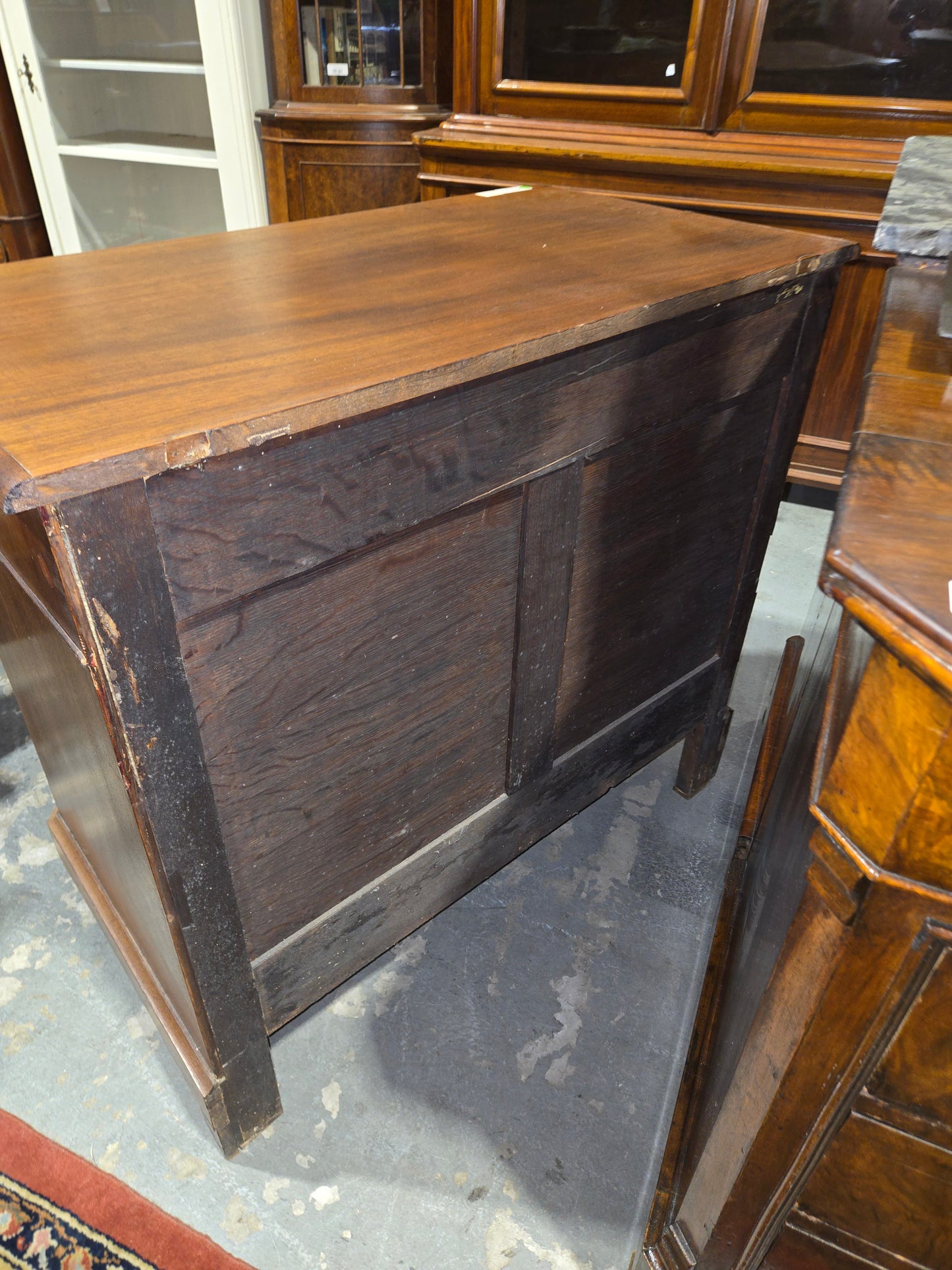 1860s Second Empire French Mahogany Commode