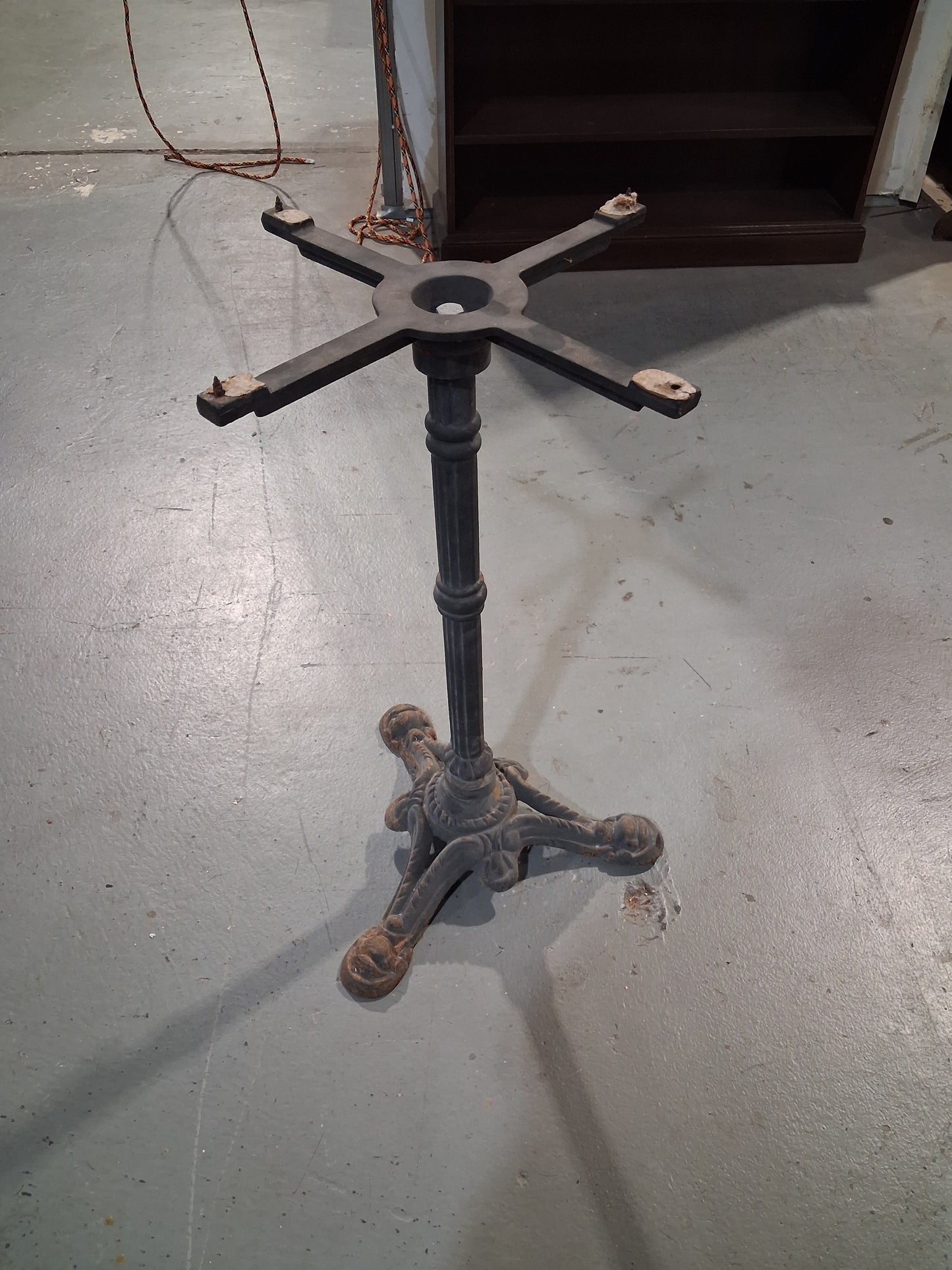 Cast iron bistro table bases