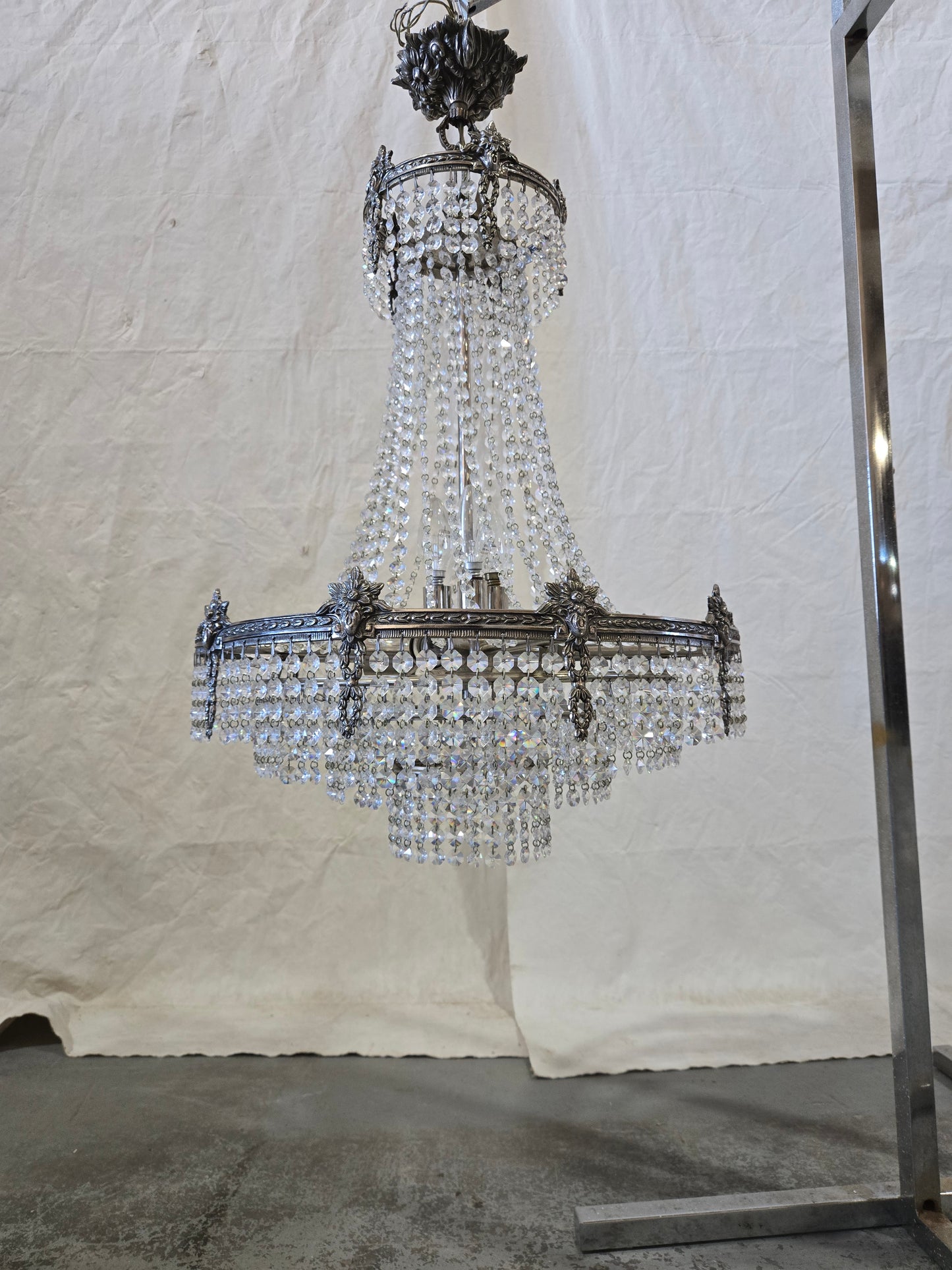 Early Century Neo Classical Chandelier