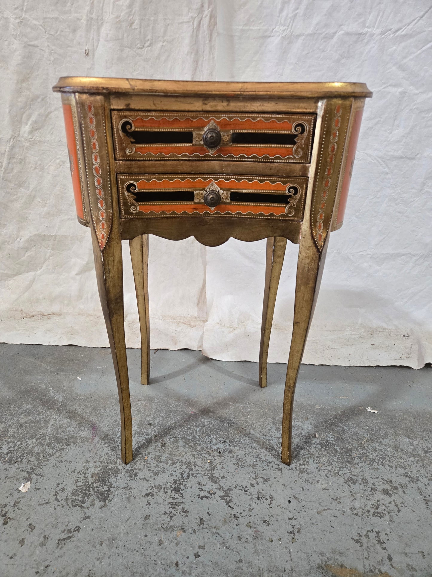 Early Century Florentine Nightstand