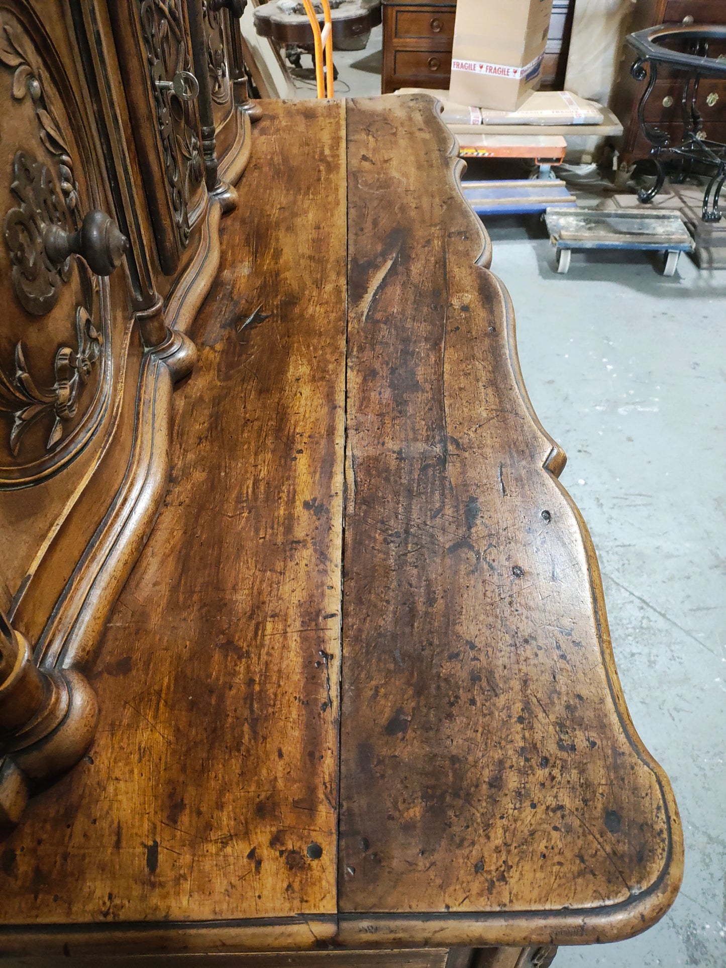 Mid-19th Century French Provincial Buffet à Deux Corps, Circa 1850