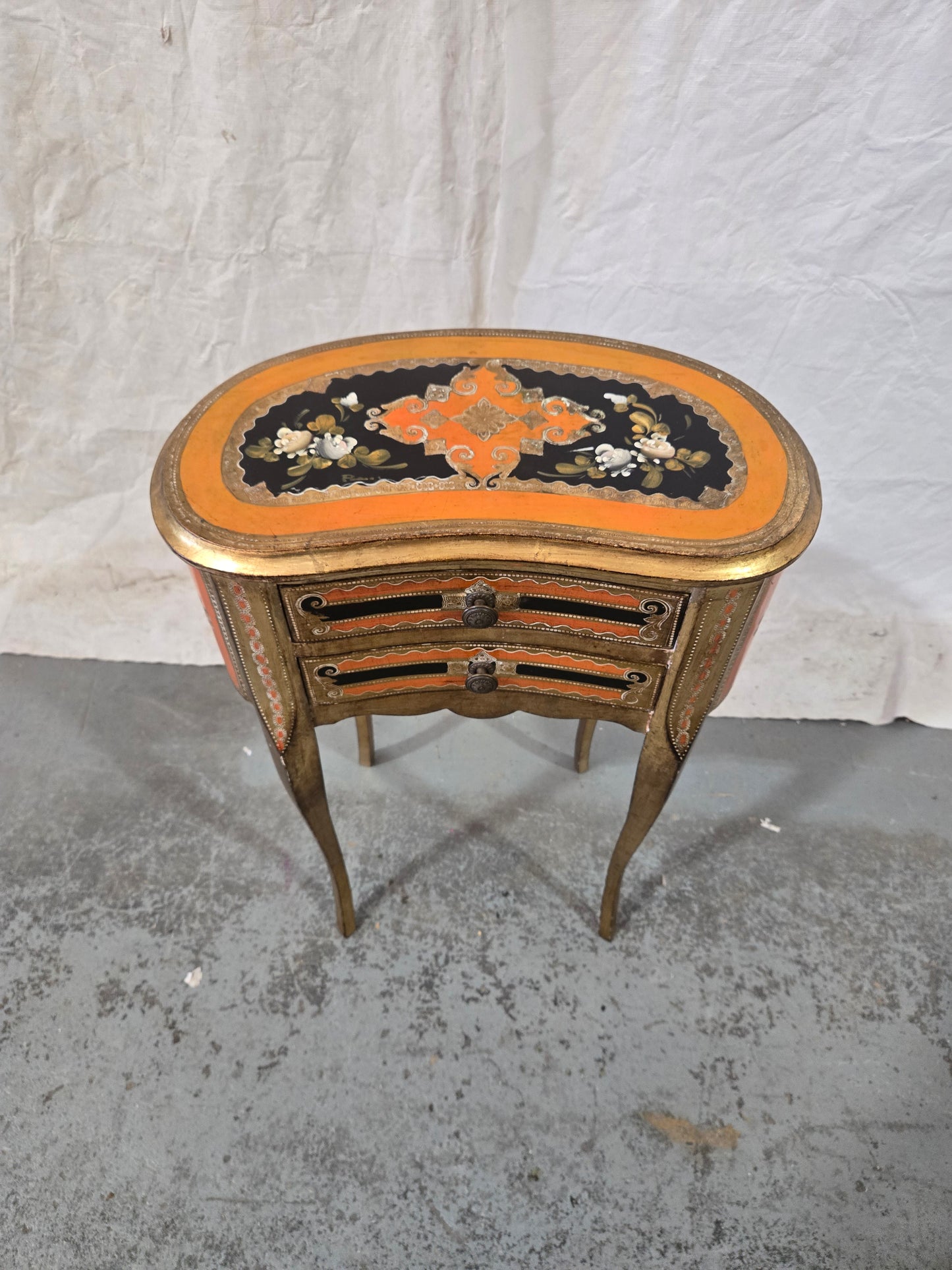 Early Century Florentine Nightstand