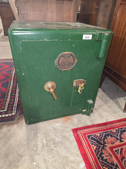 Dutch Green Painted Safe