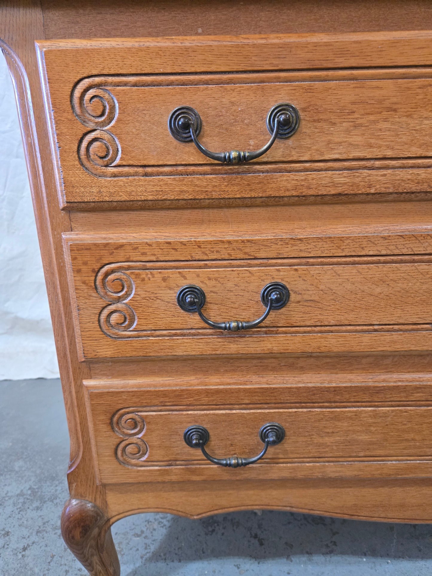 Early Century French Provincial Oak Commode