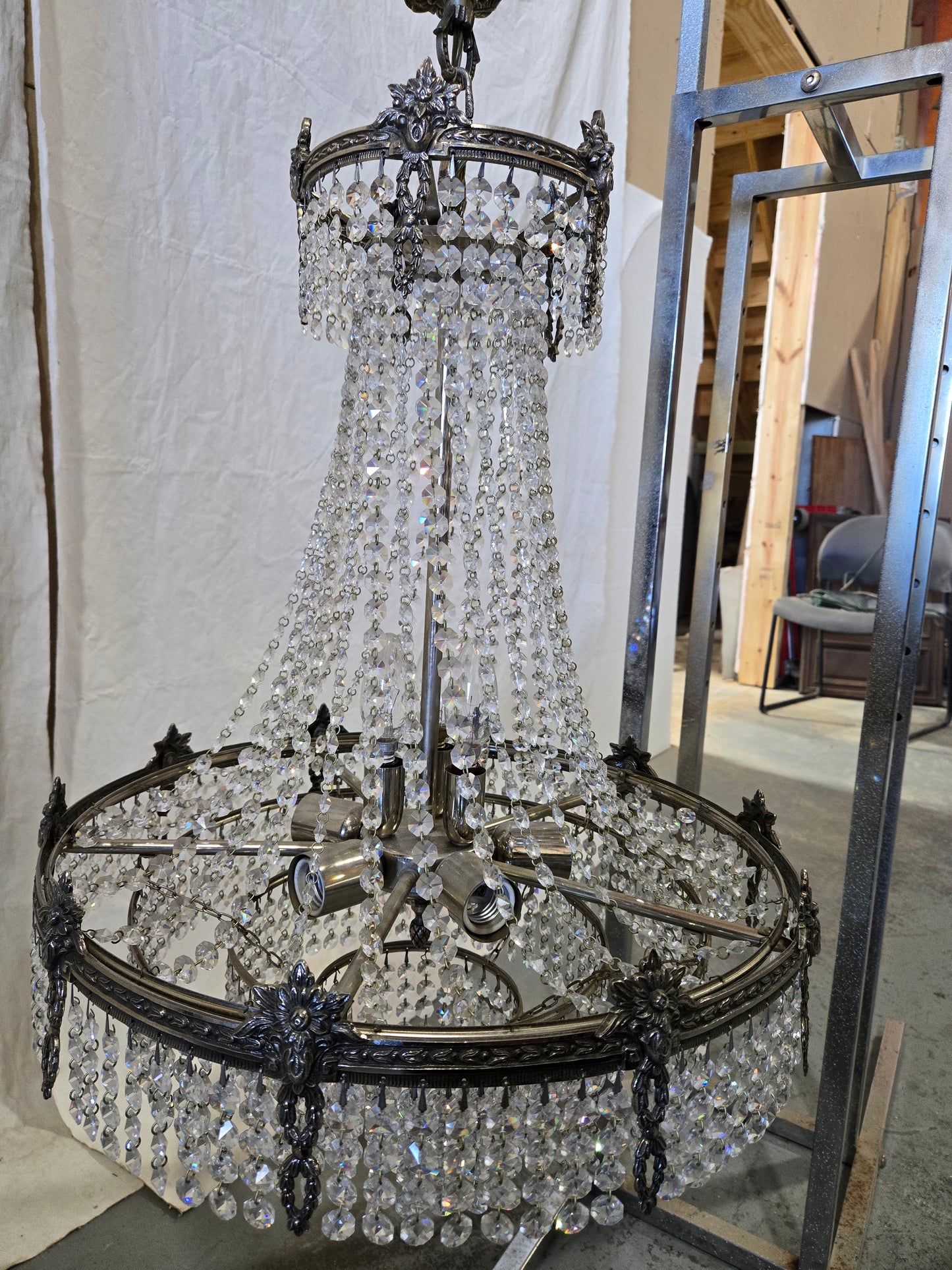 Early Century Neo Classical Chandelier