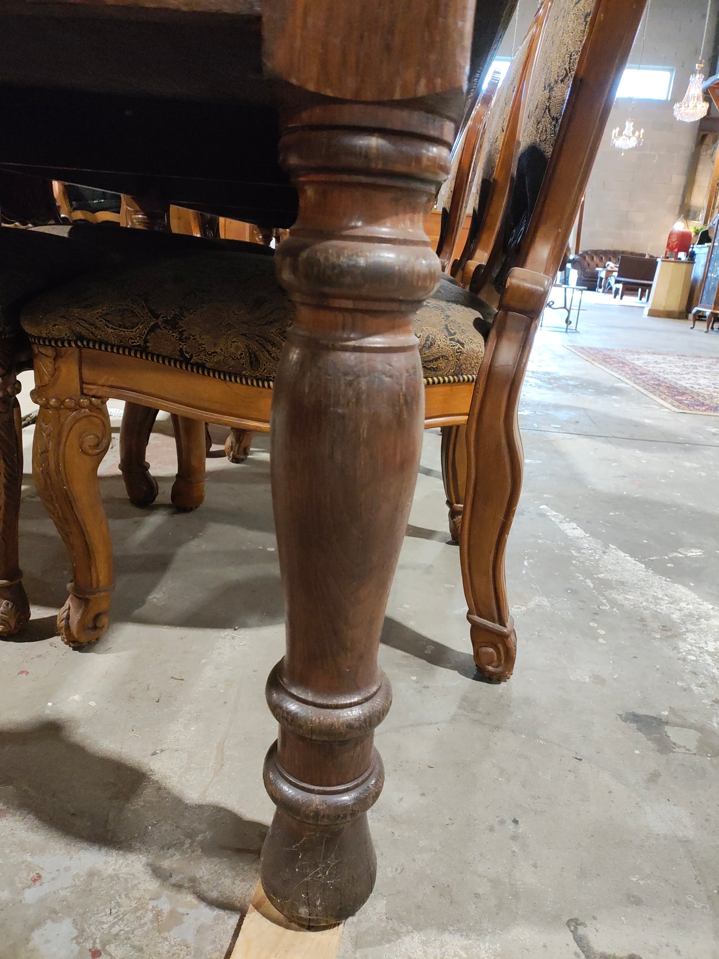 Late 1800s French oak farmhouse table